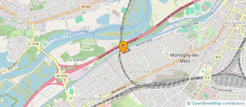 localisation de l'entreprise MONSIEUR NASSIM BENYETTOU  MONTIGNY-LES-METZ