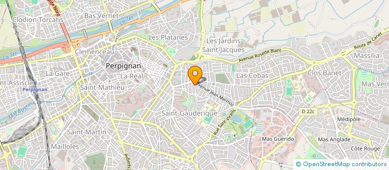 localisation de l'entreprise MONSIEUR NASSIM BESTANI  PERPIGNAN