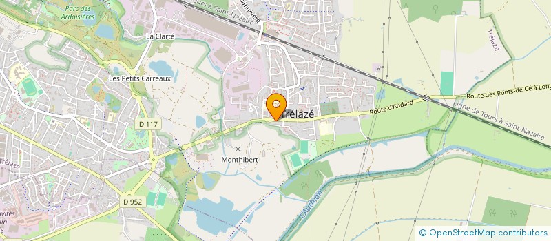 localisation de l'entreprise MONSIEUR NASSIM BOUDERBALA  TRELAZE