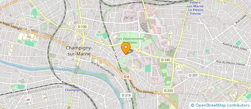 localisation de l'entreprise MONSIEUR NASSIM BOUFOUDI à CHAMPIGNY-SUR-MARNE