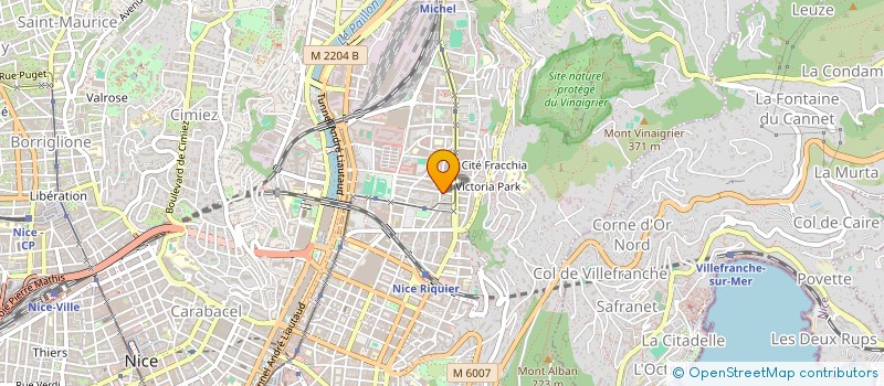 localisation de l'entreprise MONSIEUR NASSIM BOUHRAN à NICE