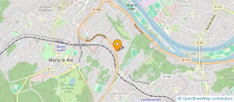 localisation de l'entreprise MONSIEUR NASSIM BOURBIA  LOUVECIENNES