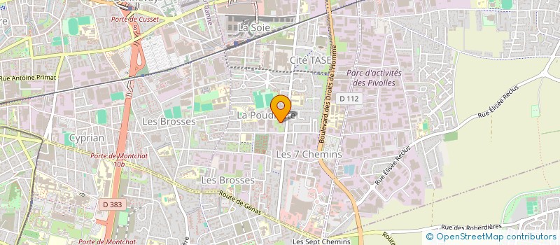 localisation de l'entreprise MONSIEUR NASSIM BOUSAHLA  VAULX-EN-VELIN