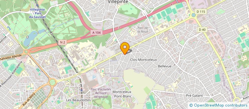 localisation de l'entreprise MONSIEUR NASSIM BOUSETTA à VILLEPINTE