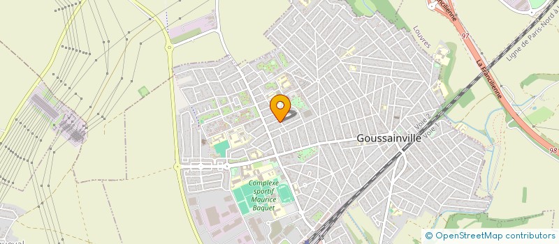 localisation de l'entreprise MONSIEUR NASSIM BOUTEKKOUK  GOUSSAINVILLE