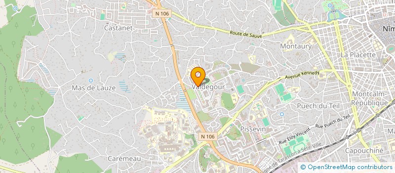 localisation de l'entreprise MONSIEUR NASSIM BOUTIBA  NIMES