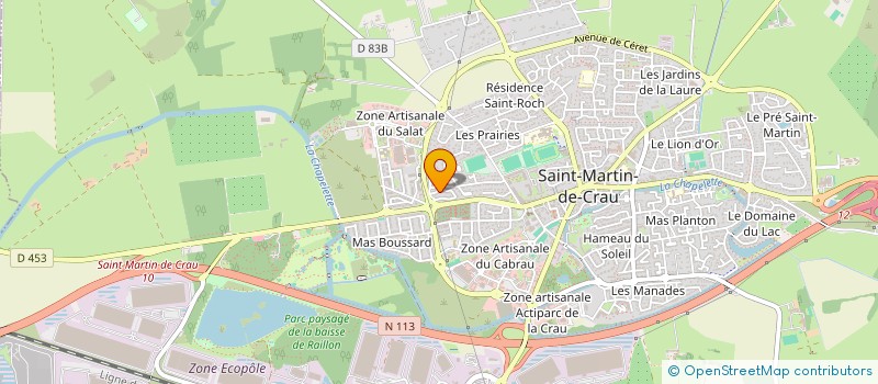 localisation de l'entreprise MONSIEUR NASSIM BOUZELMAT à SAINT-MARTIN-DE-CRAU