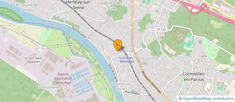 localisation de l'entreprise MONSIEUR NASSIM BOUZIDI  LA FRETTE-SUR-SEINE