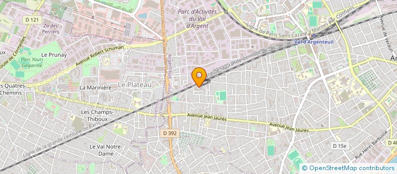 localisation de l'entreprise MONSIEUR NASSIM CHEKROUN  ARGENTEUIL