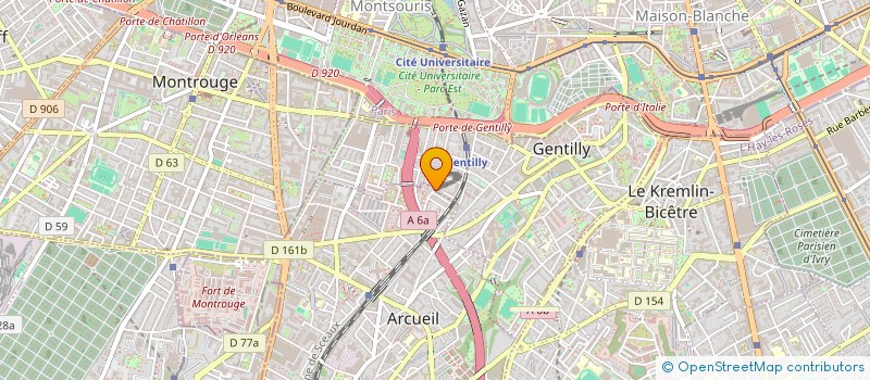 localisation de l'entreprise MONSIEUR NASSIM CHELLY à GENTILLY