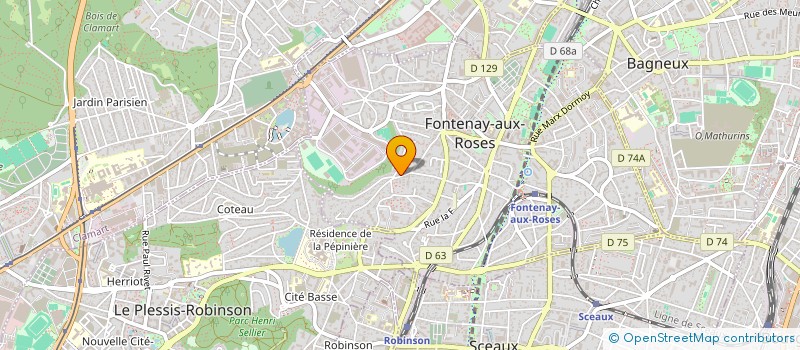 localisation de l'entreprise MONSIEUR NASSIM CHETITAH à FONTENAY-AUX-ROSES