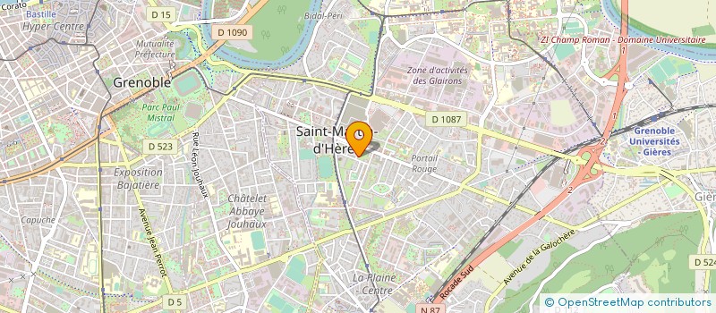 localisation de l'entreprise MONSIEUR NASSIM CHIROUF à SAINT-MARTIN-D'HERES