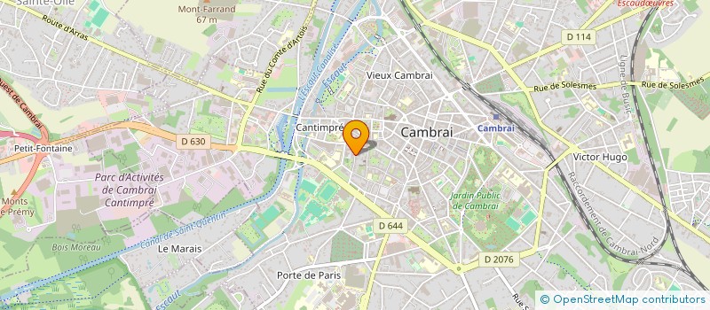 localisation de l'entreprise MONSIEUR NASSIM CHTAIBI  CAMBRAI