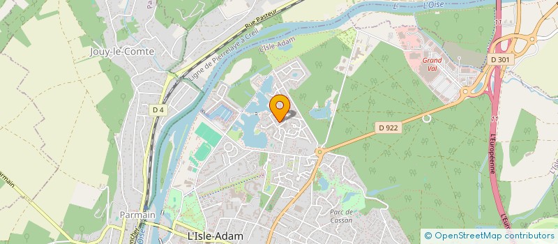 localisation de l'entreprise MONSIEUR NASSIM DARDOURI  L'ISLE-ADAM