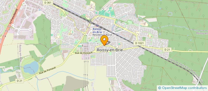 localisation de l'entreprise MONSIEUR NASSIM DERRAZ à ROISSY-EN-BRIE