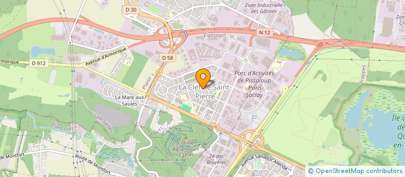 localisation de l'entreprise MONSIEUR NASSIM DJAFRI  ELANCOURT