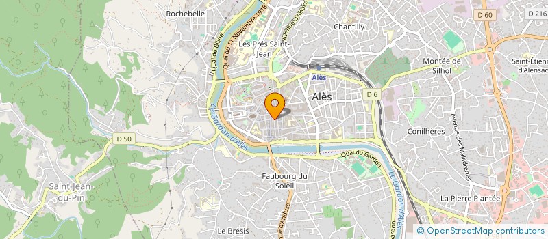 localisation de l'entreprise MONSIEUR NASSIM DJAHNIT  ALES