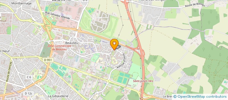 localisation de l'entreprise MONSIEUR NASSIM DJEDOUI  POITIERS