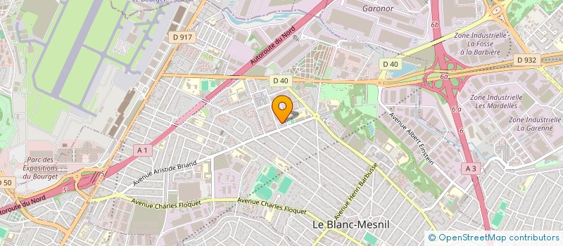 localisation de l'entreprise MONSIEUR NASSIM DJENDAR  LE BLANC-MESNIL