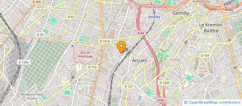 localisation de l'entreprise MONSIEUR NASSIM EL BOUH à ARCUEIL