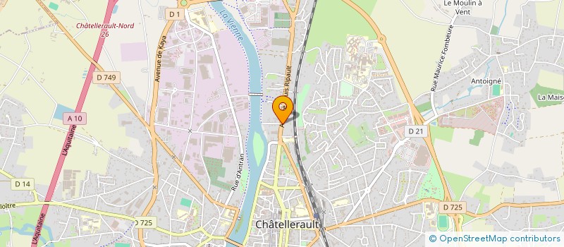 localisation de l'entreprise MONSIEUR NASSIM EMBOUAZZA  CHATELLERAULT