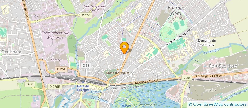 localisation de l'entreprise MONSIEUR NASSIM FENAS  BOURGES