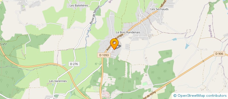 localisation de l'entreprise MONSIEUR NASSIM FERDJAOUI  BRUGHEAS