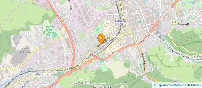 localisation de l'entreprise MONSIEUR NASSIM FOUJROUNE  SAINT-ETIENNE