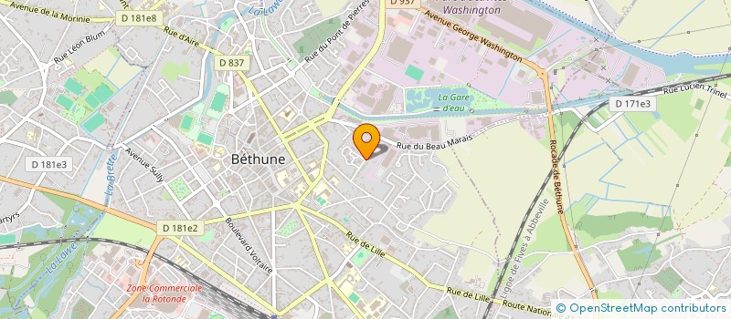 localisation de l'entreprise MONSIEUR NASSIM GHAZI à BETHUNE