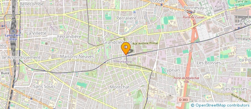 localisation de l'entreprise MONSIEUR NASSIM GHORSAM  VILLEURBANNE