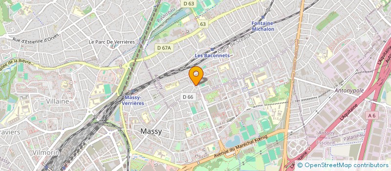 localisation de l'entreprise MONSIEUR NASSIM GUETARI à ANTONY