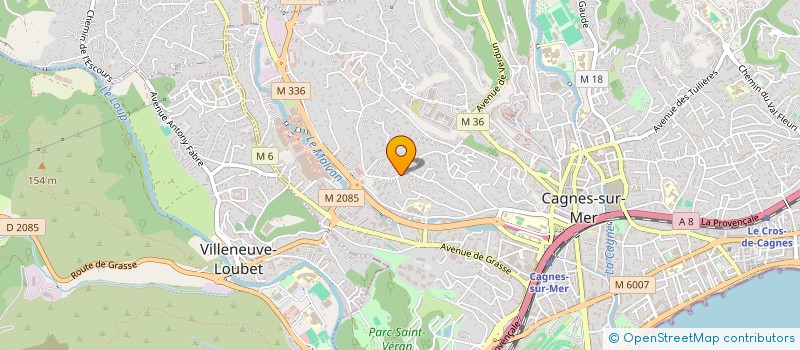 localisation de l'entreprise MONSIEUR NASSIM GUETTACHE à CAGNES-SUR-MER