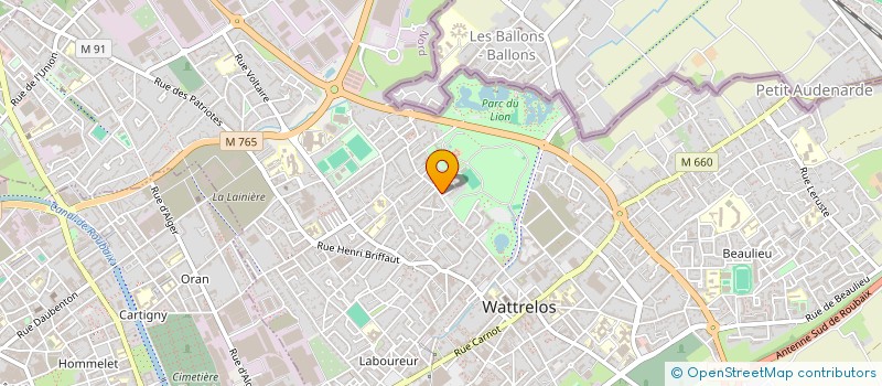 localisation de l'entreprise MONSIEUR NASSIM HAMADOUCHE à WATTRELOS