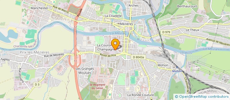 localisation de l'entreprise MONSIEUR NASSIM HAMDAOUI  CHARLEVILLE-MEZIERES