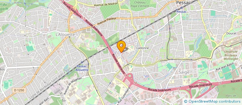 localisation de l'entreprise MONSIEUR NASSIM HAMLILI  PESSAC