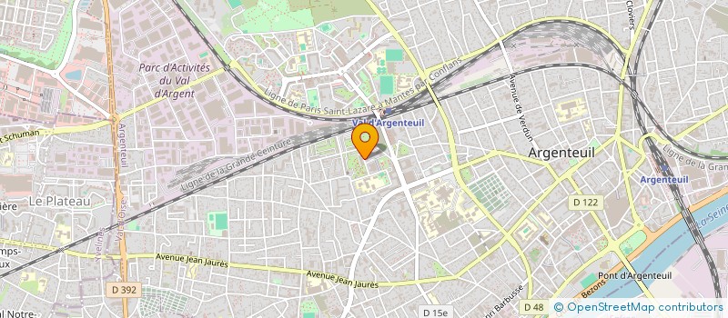 localisation de l'entreprise MONSIEUR NASSIM HAMMOUCHE  ARGENTEUIL