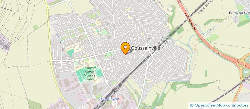 localisation de l'entreprise MONSIEUR NASSIM HOUARI  GOUSSAINVILLE