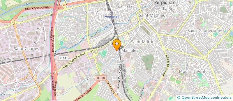 localisation de l'entreprise MONSIEUR NASSIM HROU  PERPIGNAN