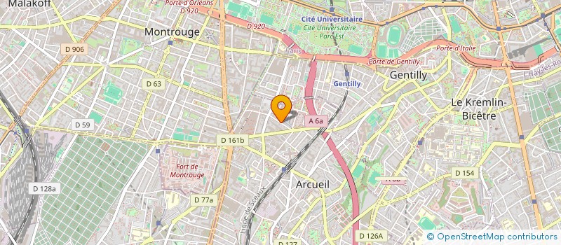 localisation de l'entreprise MONSIEUR NASSIM ISMAIL  ARCUEIL