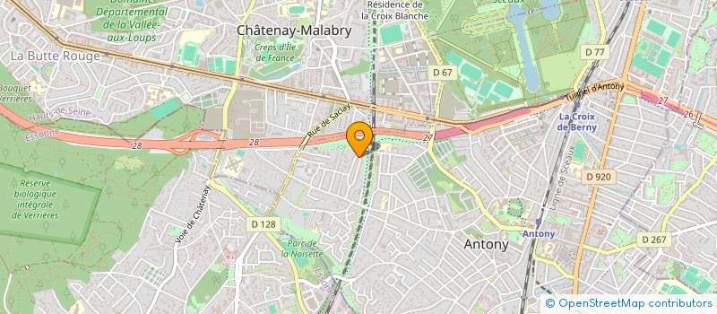 localisation de l'entreprise MONSIEUR NASSIM KABECHE à ANTONY