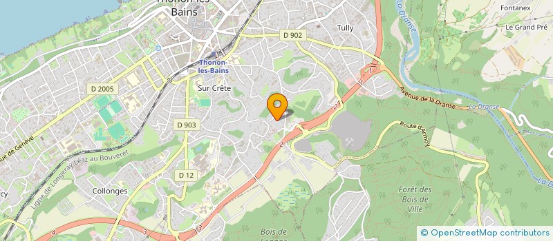 localisation de l'entreprise MONSIEUR NASSIM KAOUANA à THONON-LES-BAINS