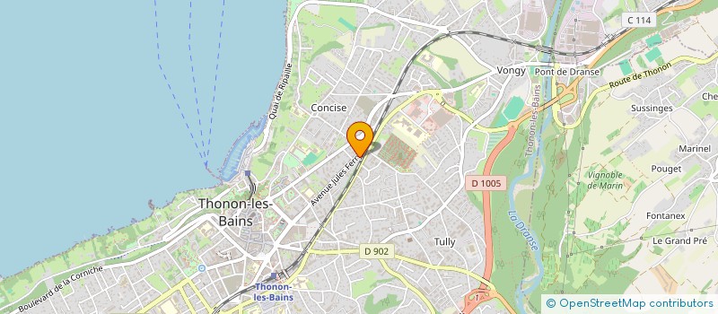 localisation de l'entreprise MONSIEUR NASSIM KHEDDACHE à THONON-LES-BAINS