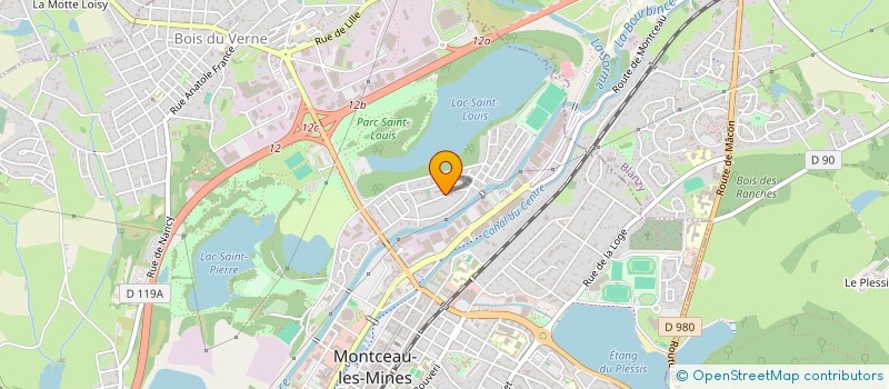 localisation de l'entreprise MONSIEUR NASSIM KHIER  MONTCEAU-LES-MINES