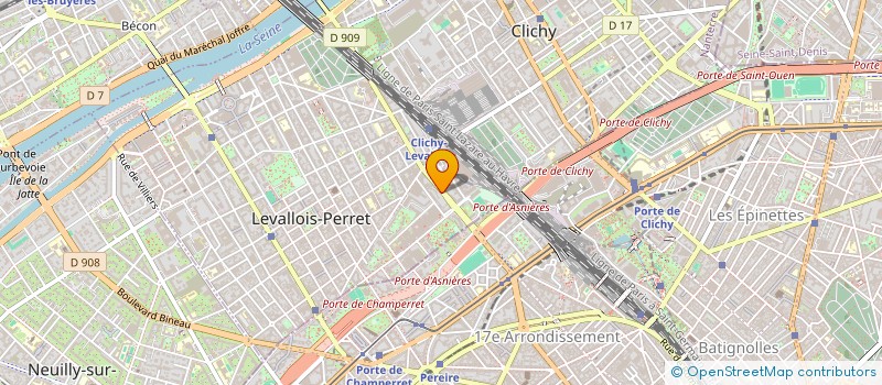 localisation de l'entreprise MONSIEUR NASSIM KINANE à LEVALLOIS-PERRET