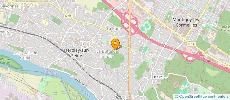 localisation de l'entreprise MONSIEUR NASSIM LAADJ  HERBLAY-SUR-SEINE