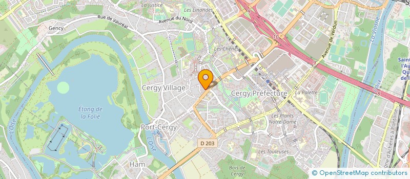 localisation de l'entreprise MONSIEUR NASSIM LALAOUI  CERGY