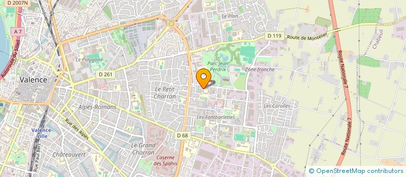 localisation de l'entreprise MONSIEUR NASSIM LASSAL  VALENCE