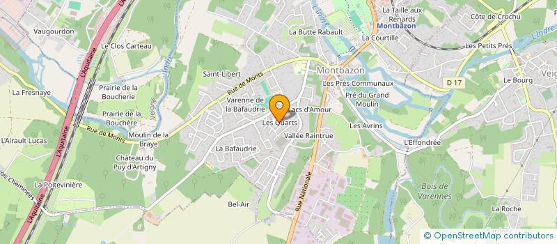 localisation de l'entreprise MONSIEUR NASSIM LOUNADI à MONTBAZON