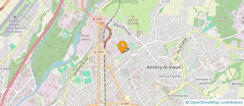 localisation de l'entreprise MONSIEUR NASSIM MAHDID  ANNECY