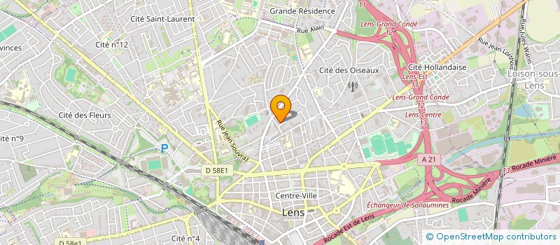 localisation de l'entreprise MONSIEUR NASSIM MARS  LENS